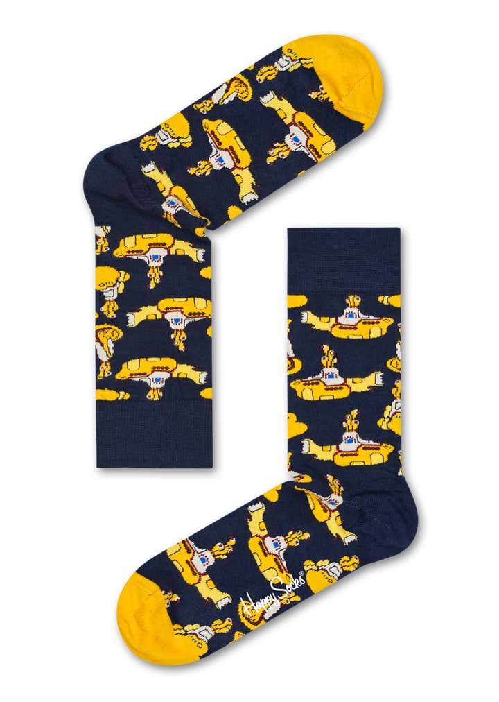 Yellow Submarine Sock