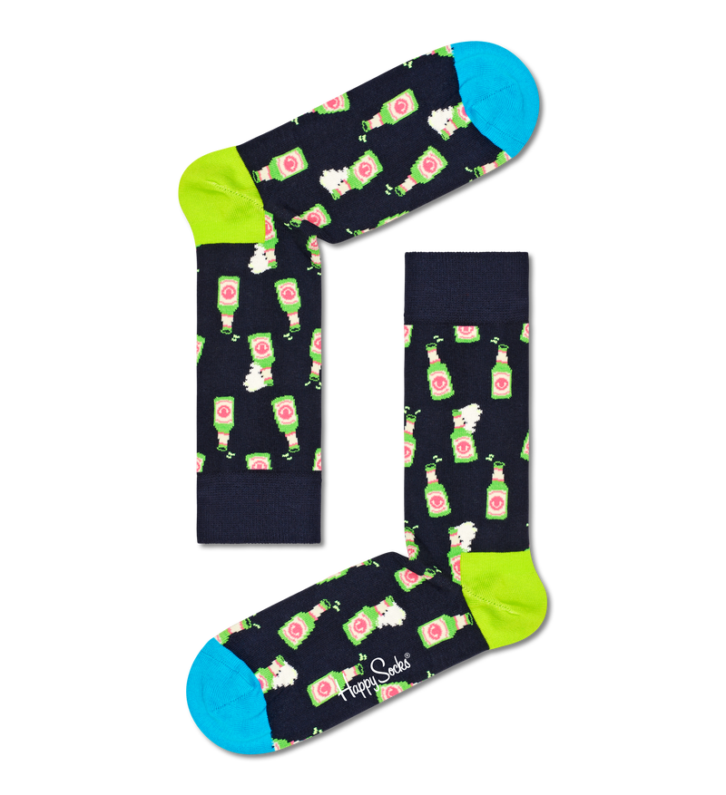 Navy Beer Sock | Fun & Funky Novelty Socks