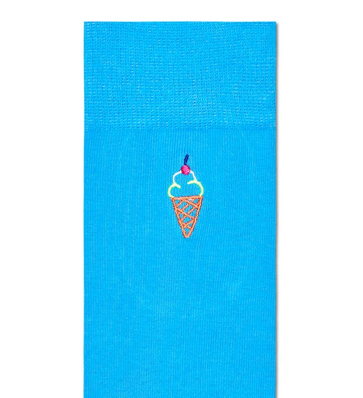 Embroidery Ice Cream Sock 6