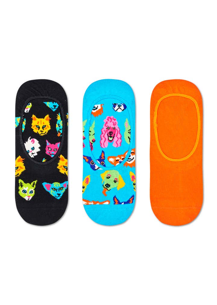 3-Pack Cats & Dogs Liner Sock 1