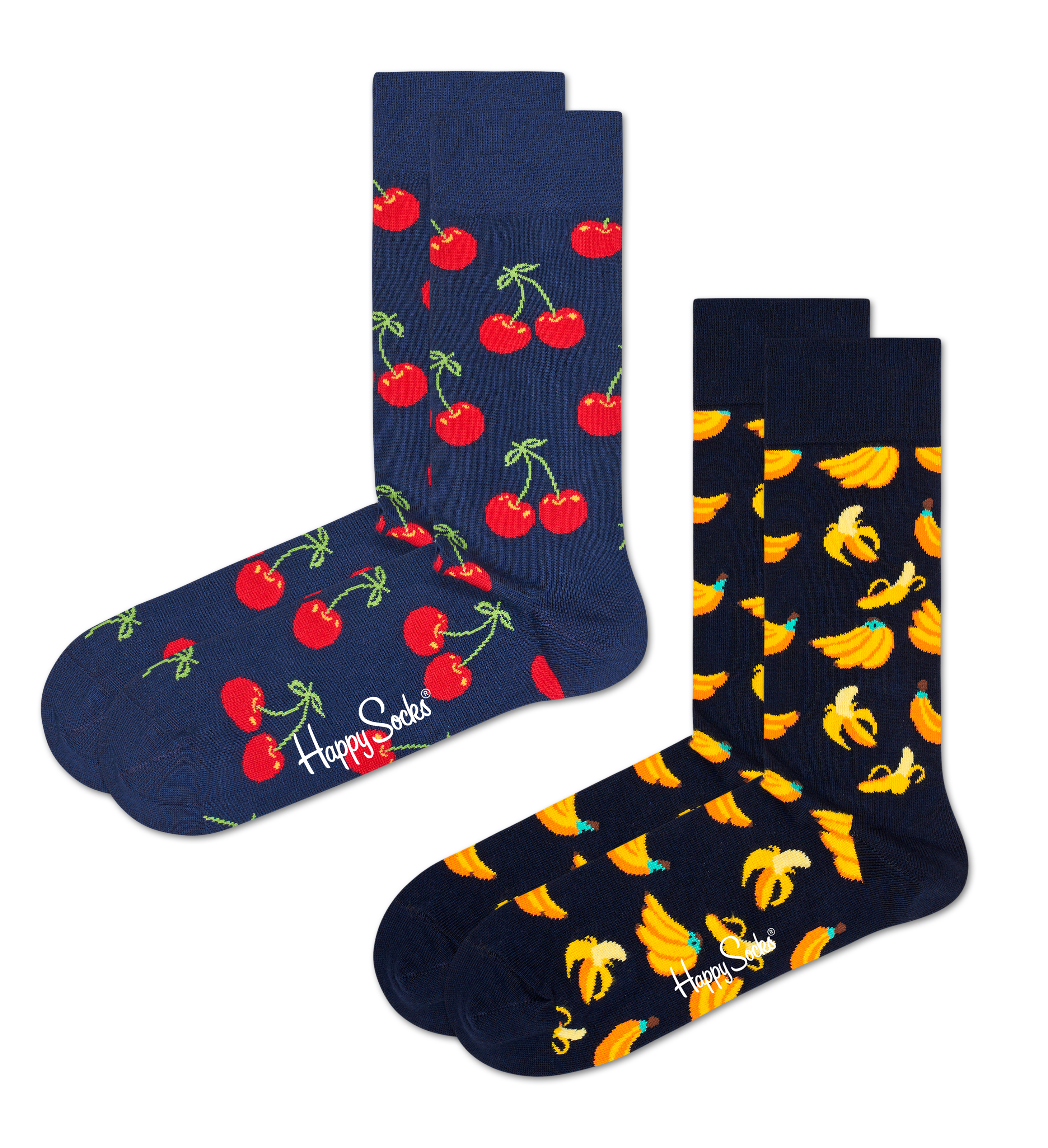 Happy Socks Ladybug Calzini Colore: Rosso Pacco da 2 Unisex Kids 4-6 Anni 