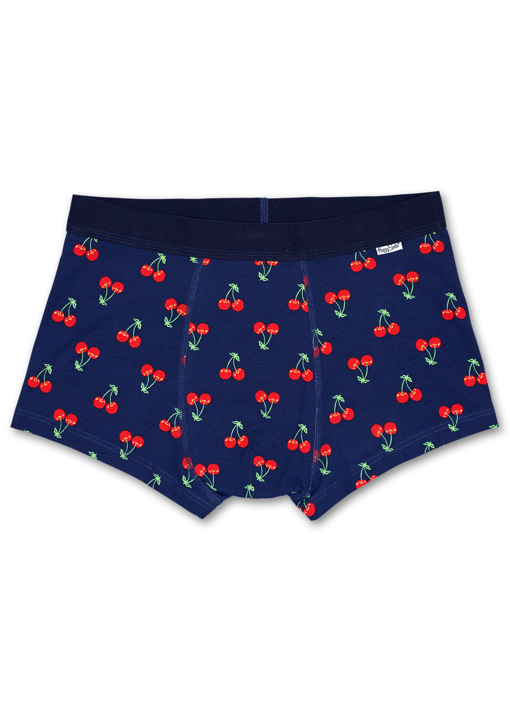 Men's Underwear Blue: Cherry Trunk | Happy Socks US