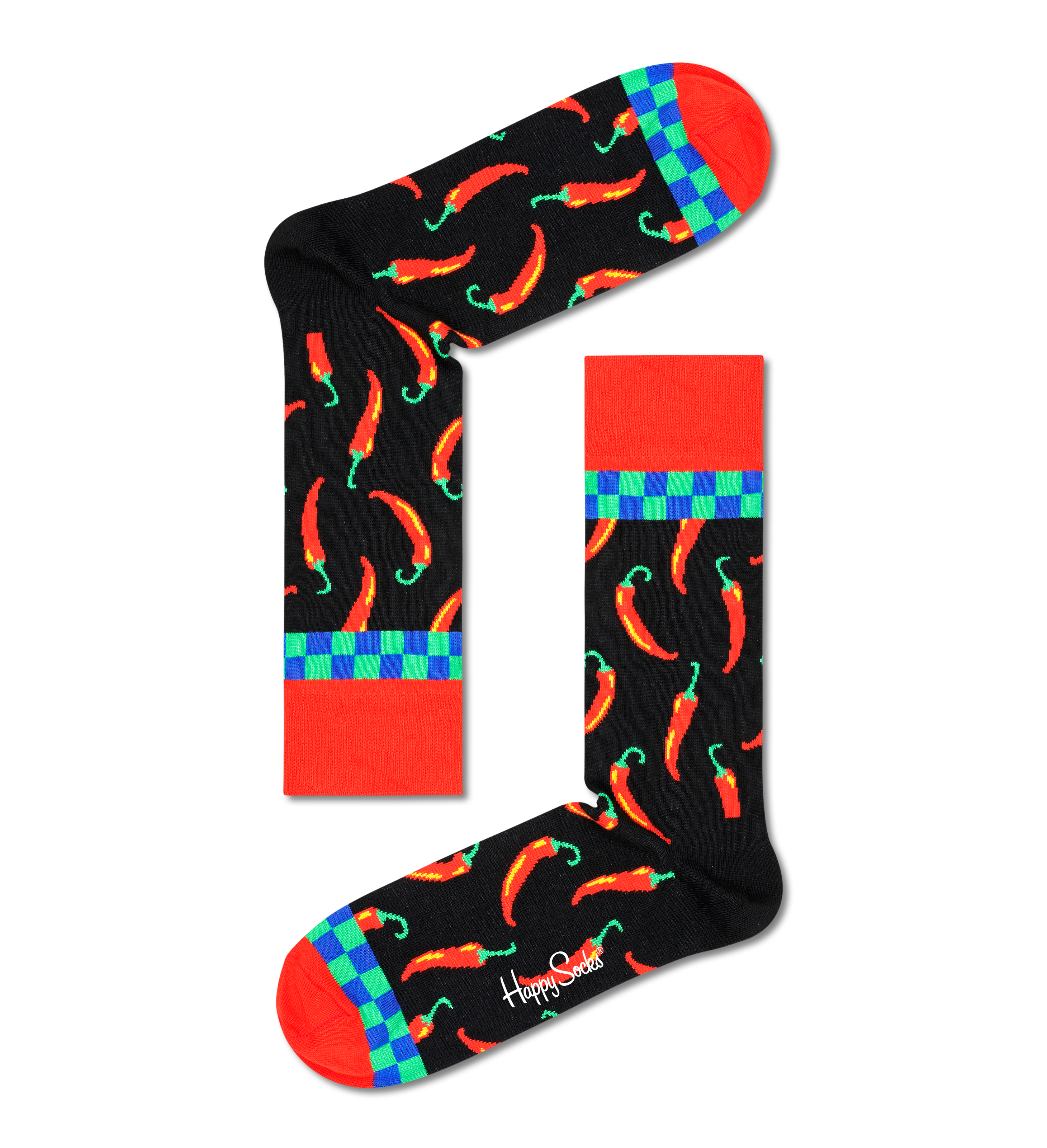 Black Chili Explosion Sock | Happy Socks