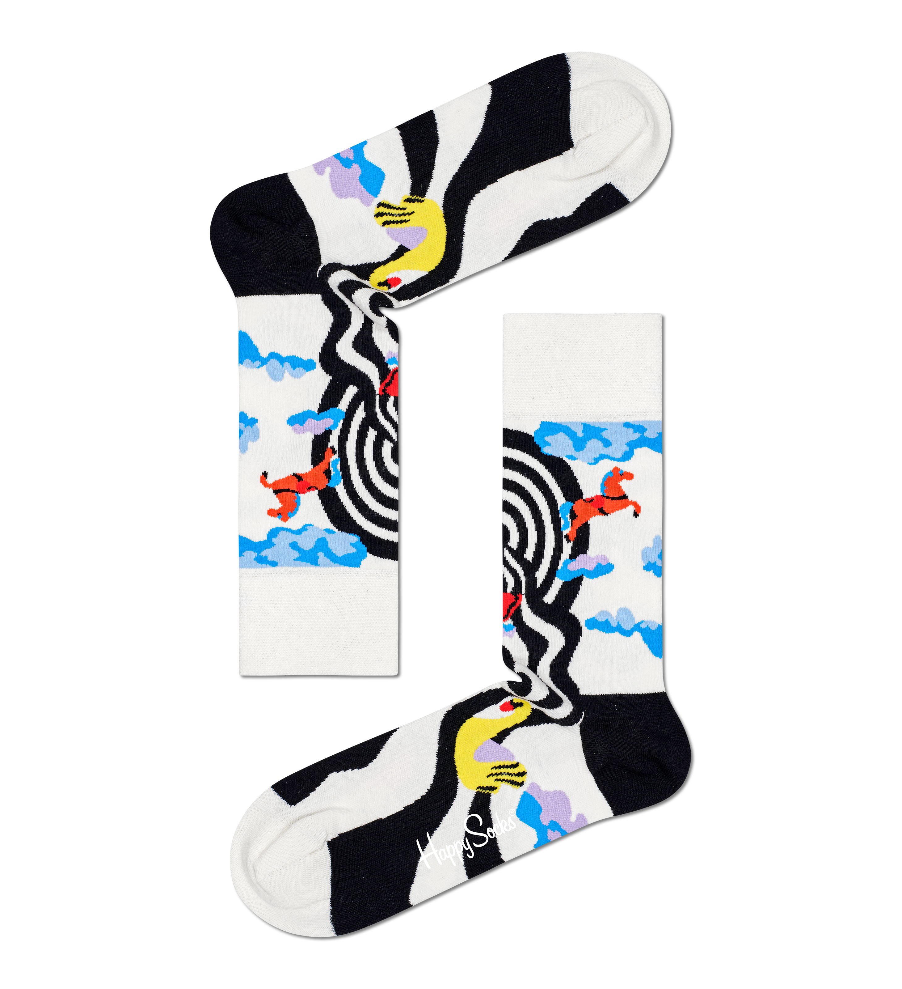 Weiße Socken: Circus | Happy Socks