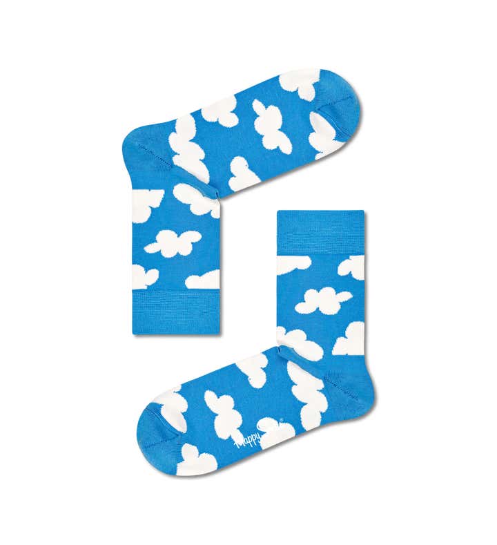Happy Socks Unisex Cloudy Crew Socks