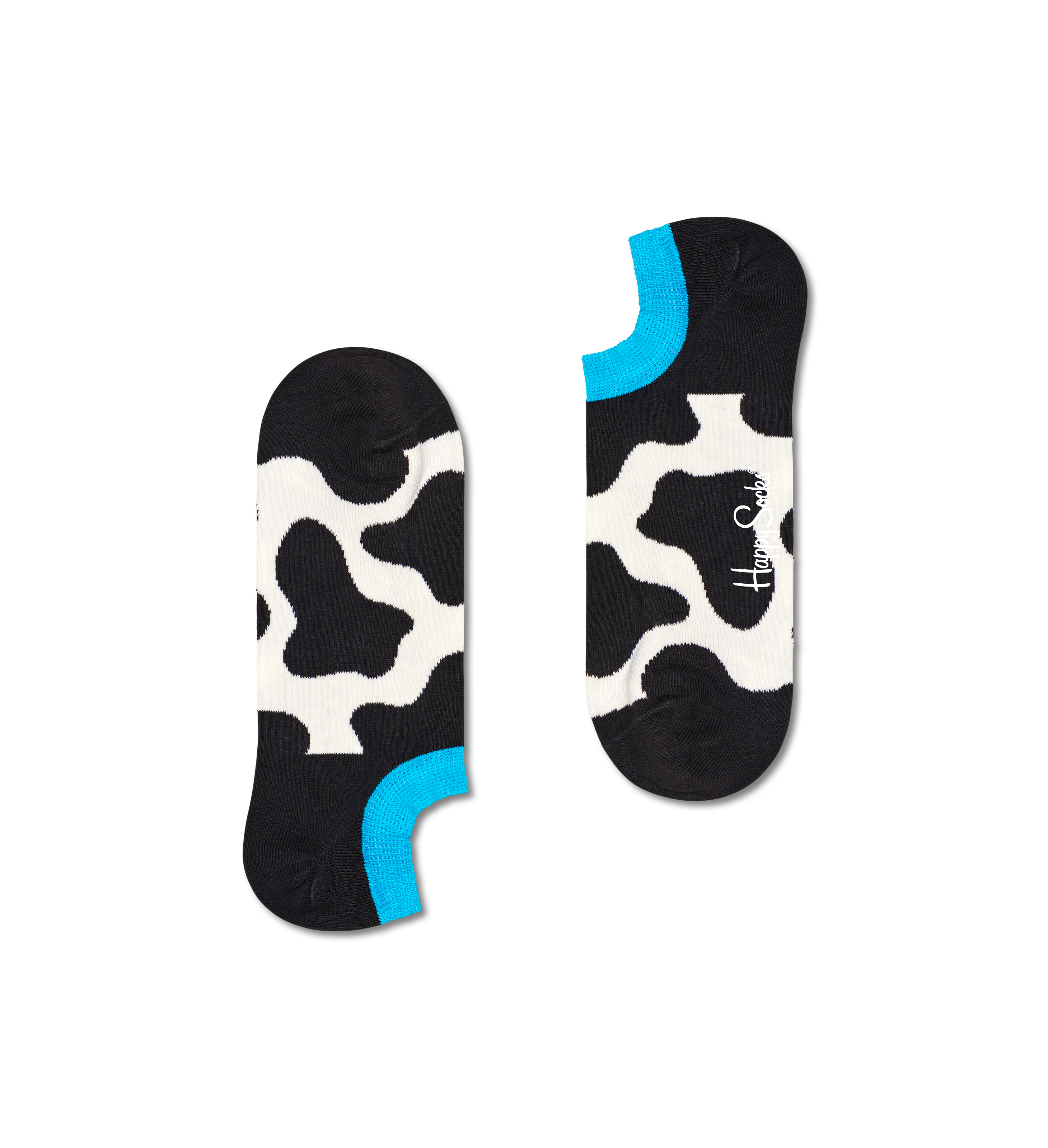 Black Cow No Show Sock