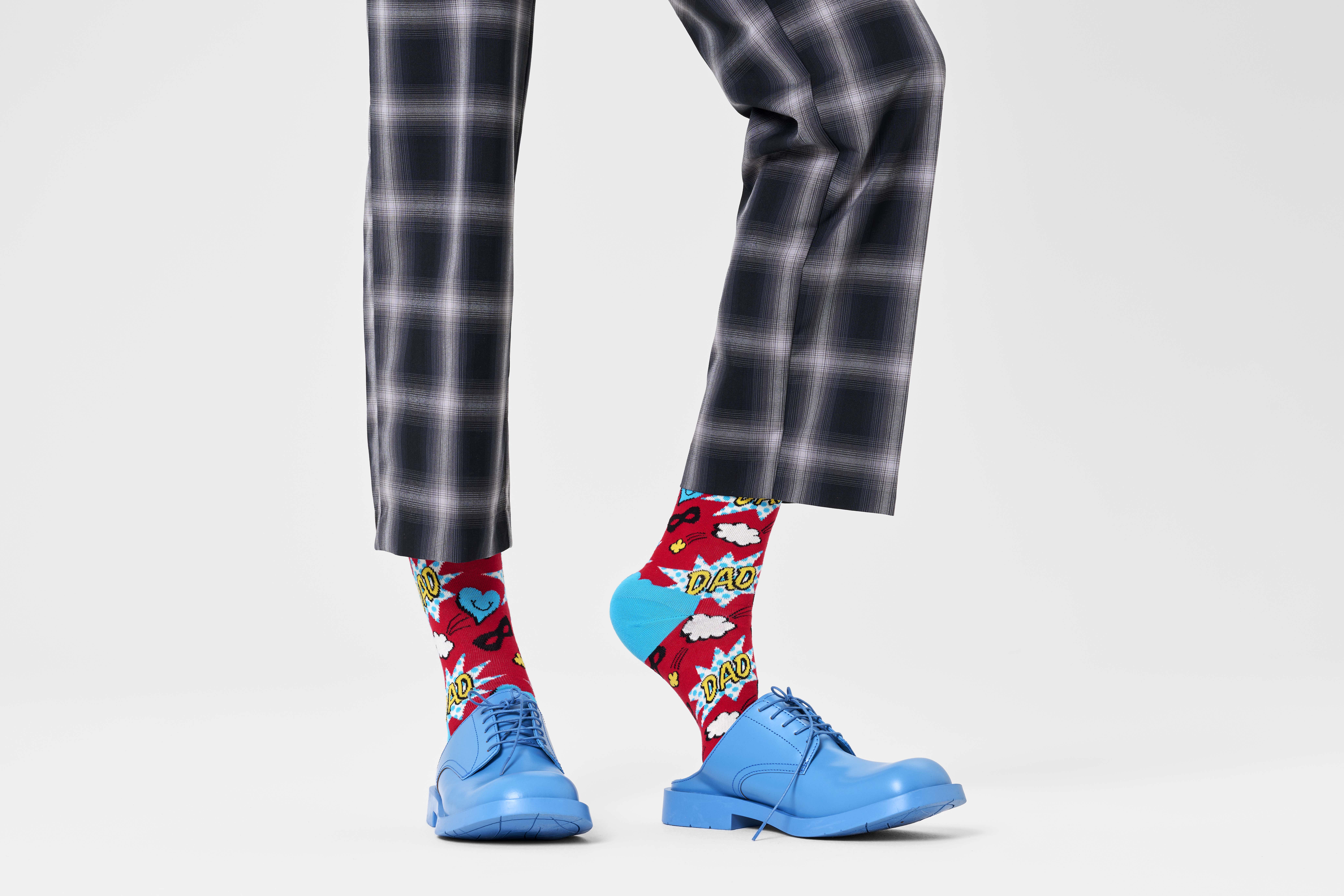 Father Rocks Socks Cookstown Fun Dad Socks | Colorful Novelty Socks For Father's Day | Happy Socks EU