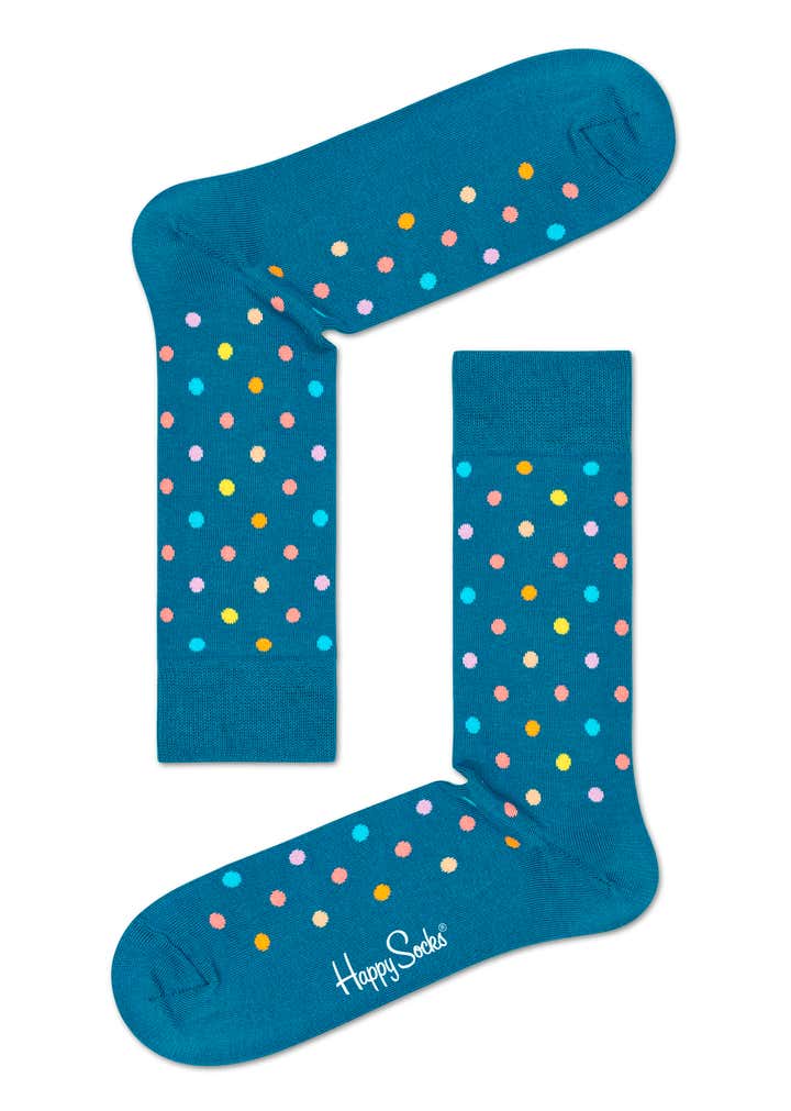 Classic Polka Dots on Socks | Socks US Happy