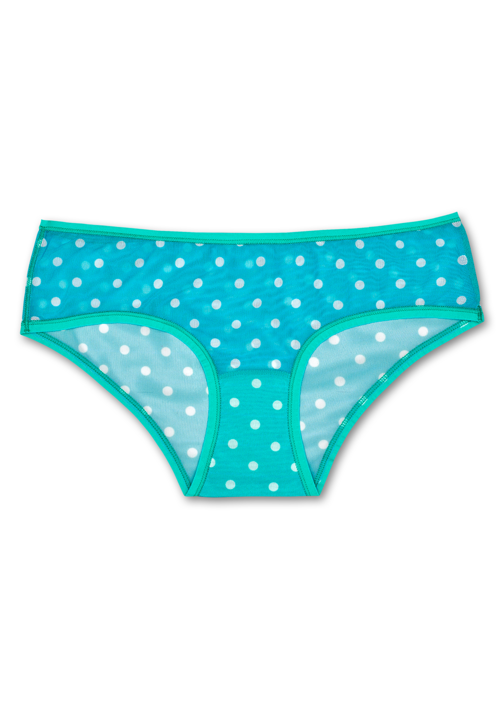Women's Mesh Underwear: Turquoise Dot style | Happy Socks