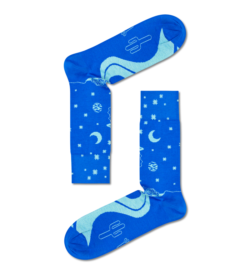 Navy Blue Dress Socks | Space Inspired Crew Socks