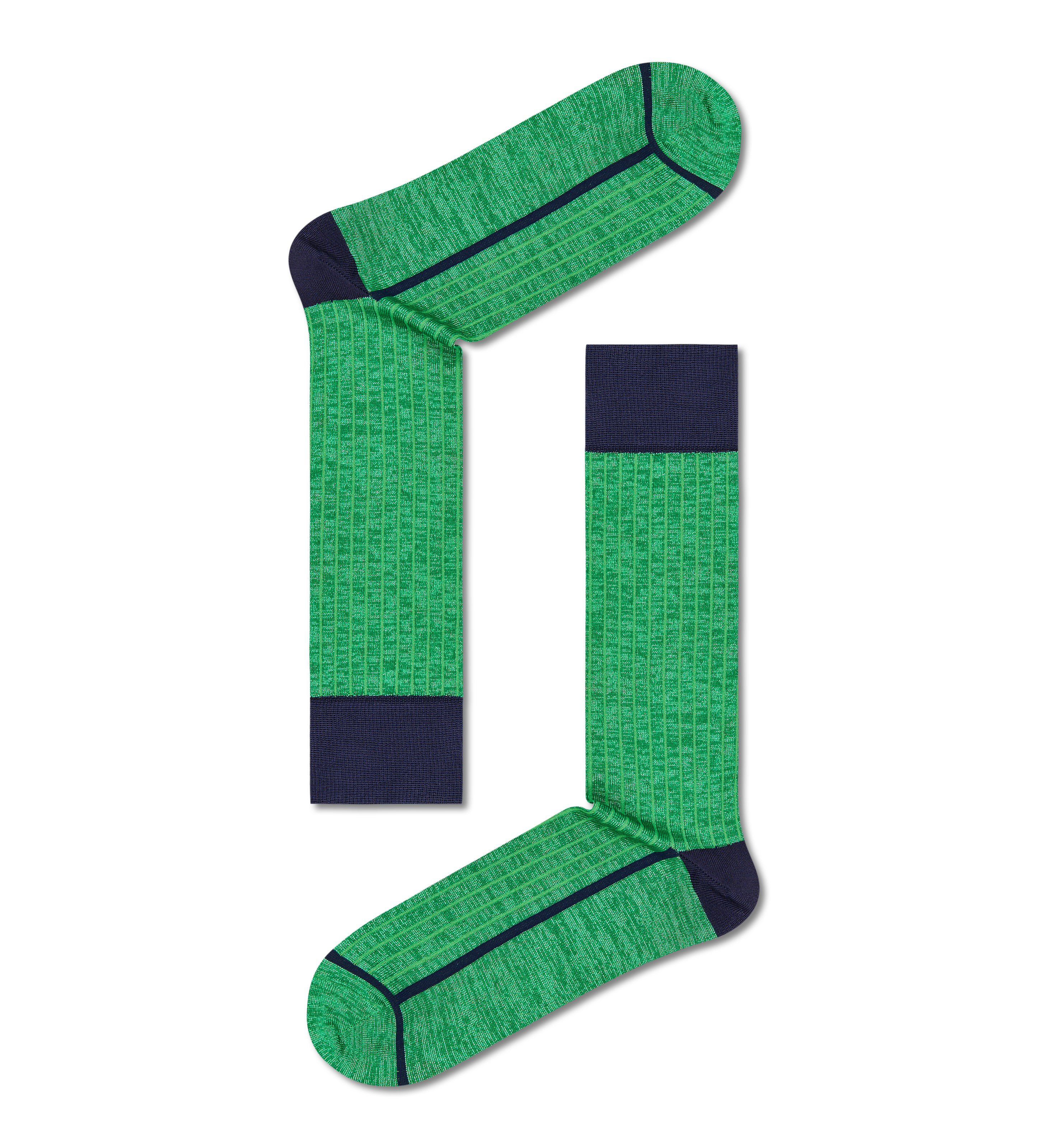 Green Dressed Minimal Compact Sock | Happy Socks