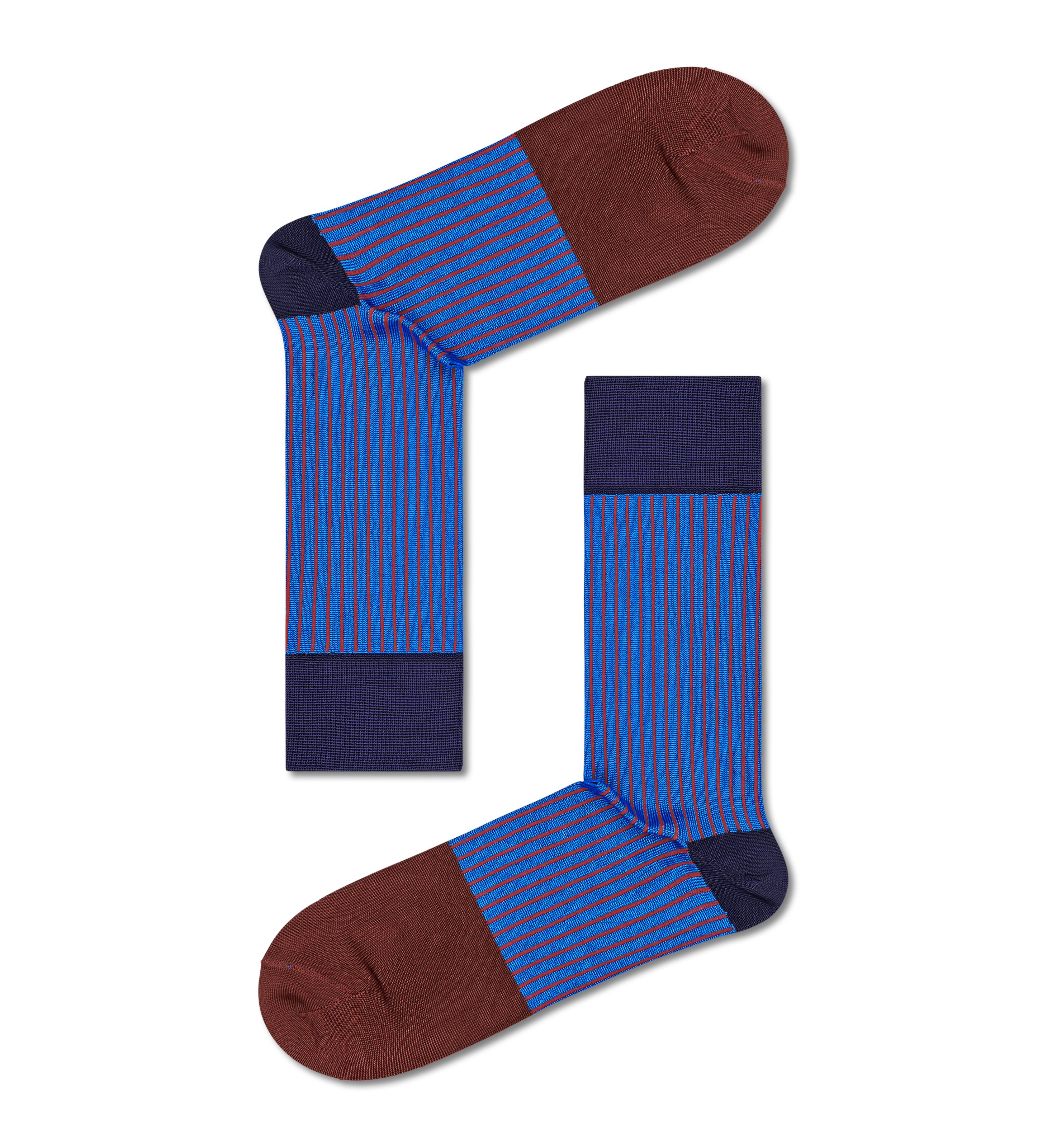 Stripe Suit Sock, Blue | Dressed | Happy Socks