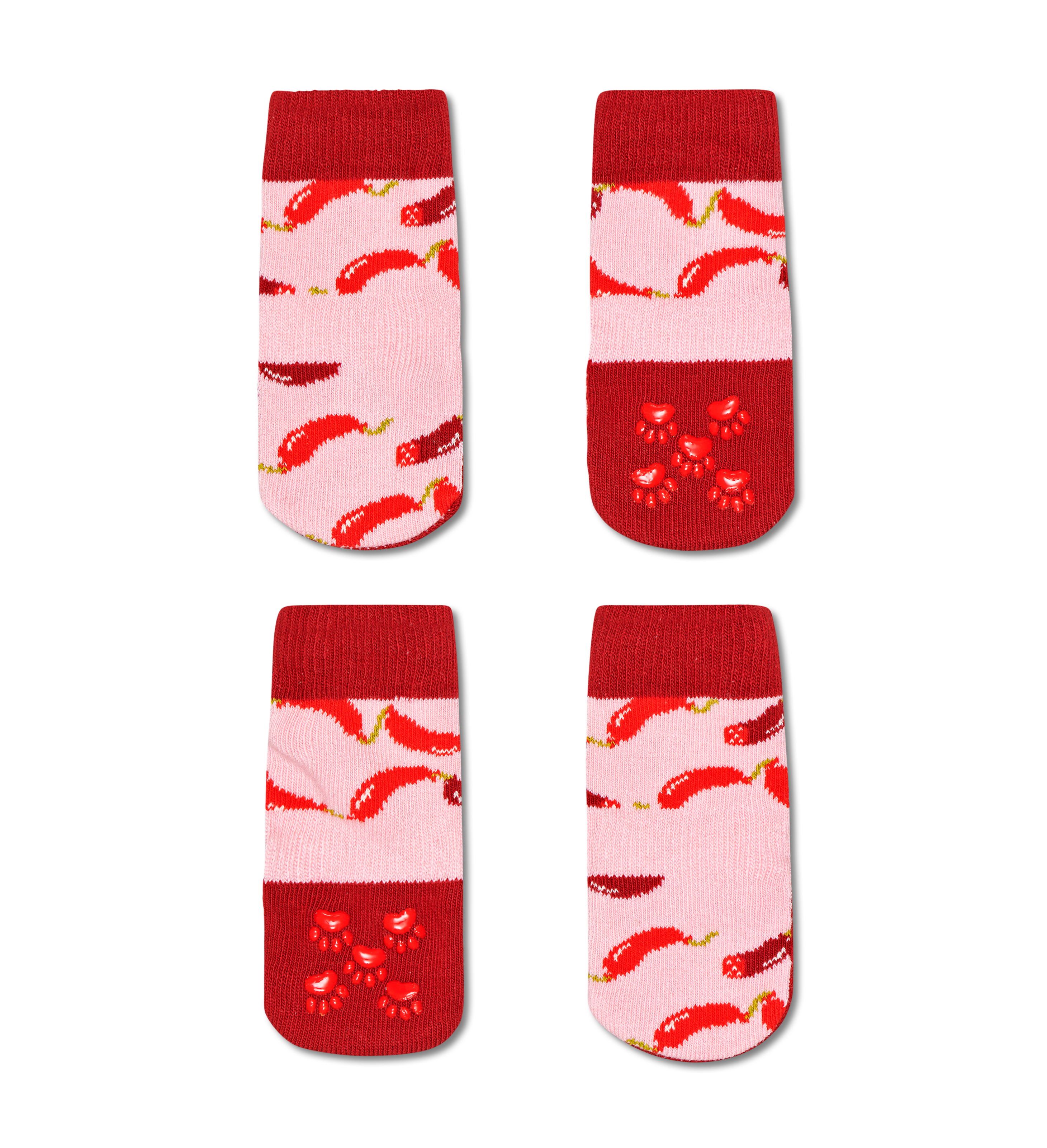 Pink Sausage Dog Crew Sock | Happy Socks