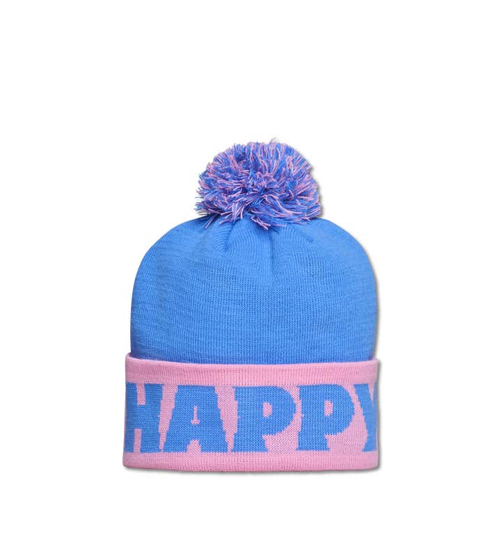 Mountain Beanie Pom Pom