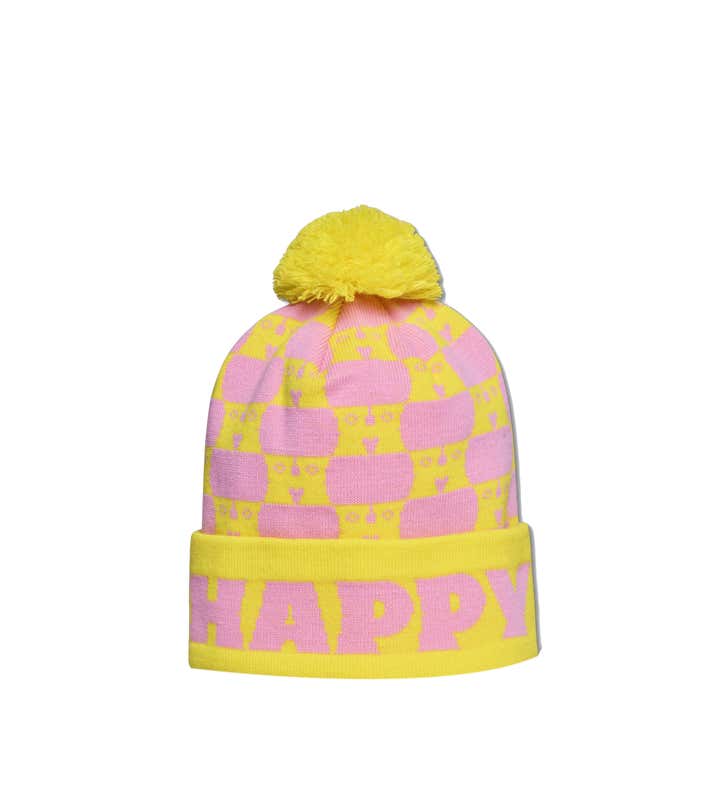 Mountain Beanie Pom Pom