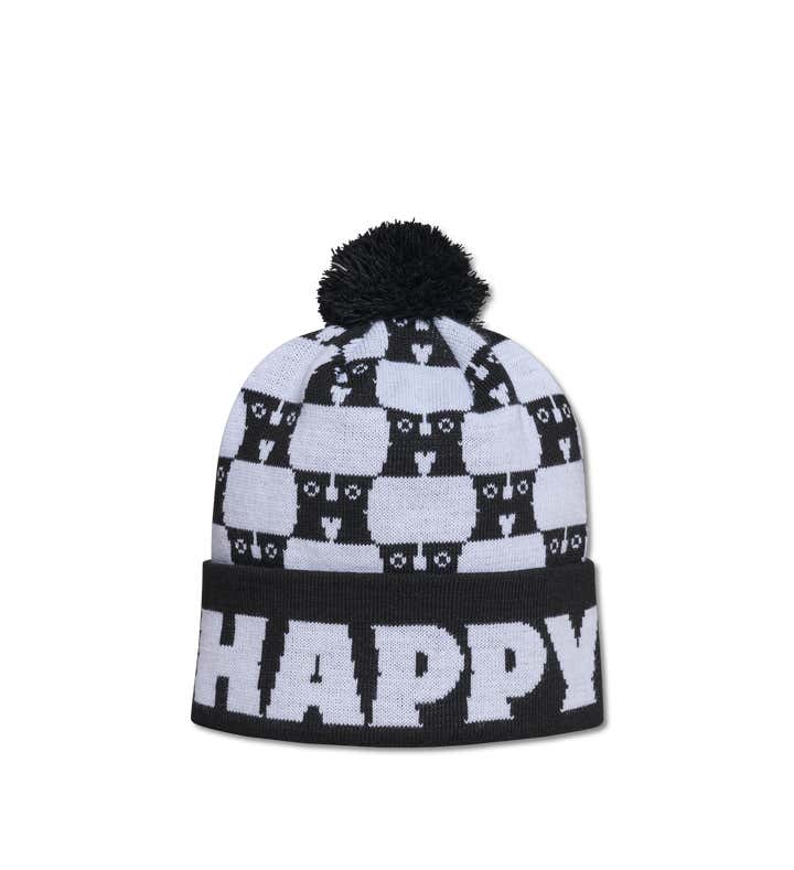 Mountain Beanie Pom Pom