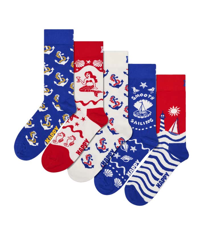 5-Pack Sail Away Socks