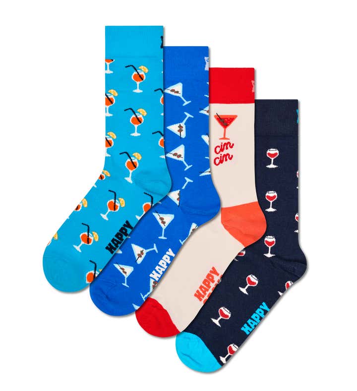 4-Pack Best of Drinks Socks