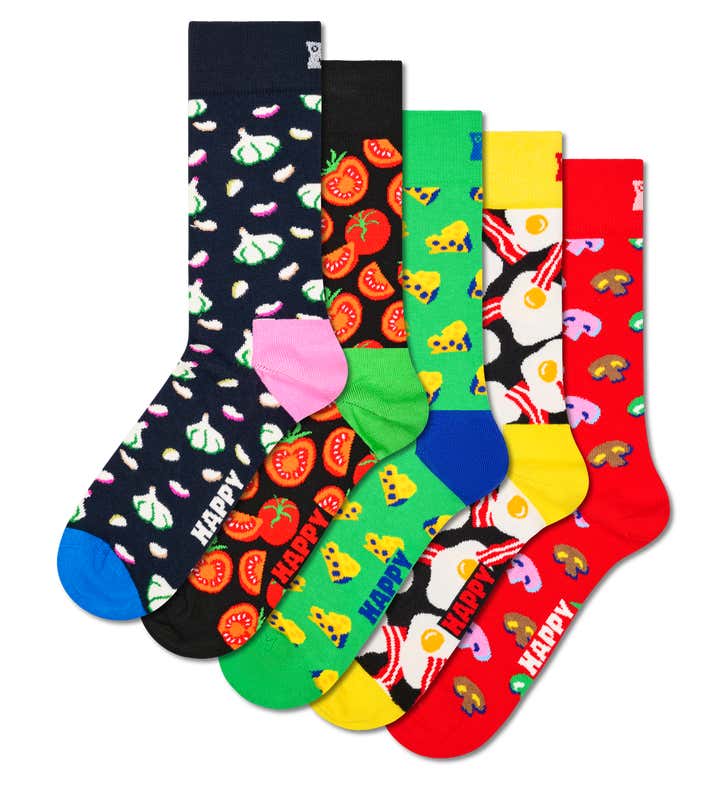 5-Pack Food Socks