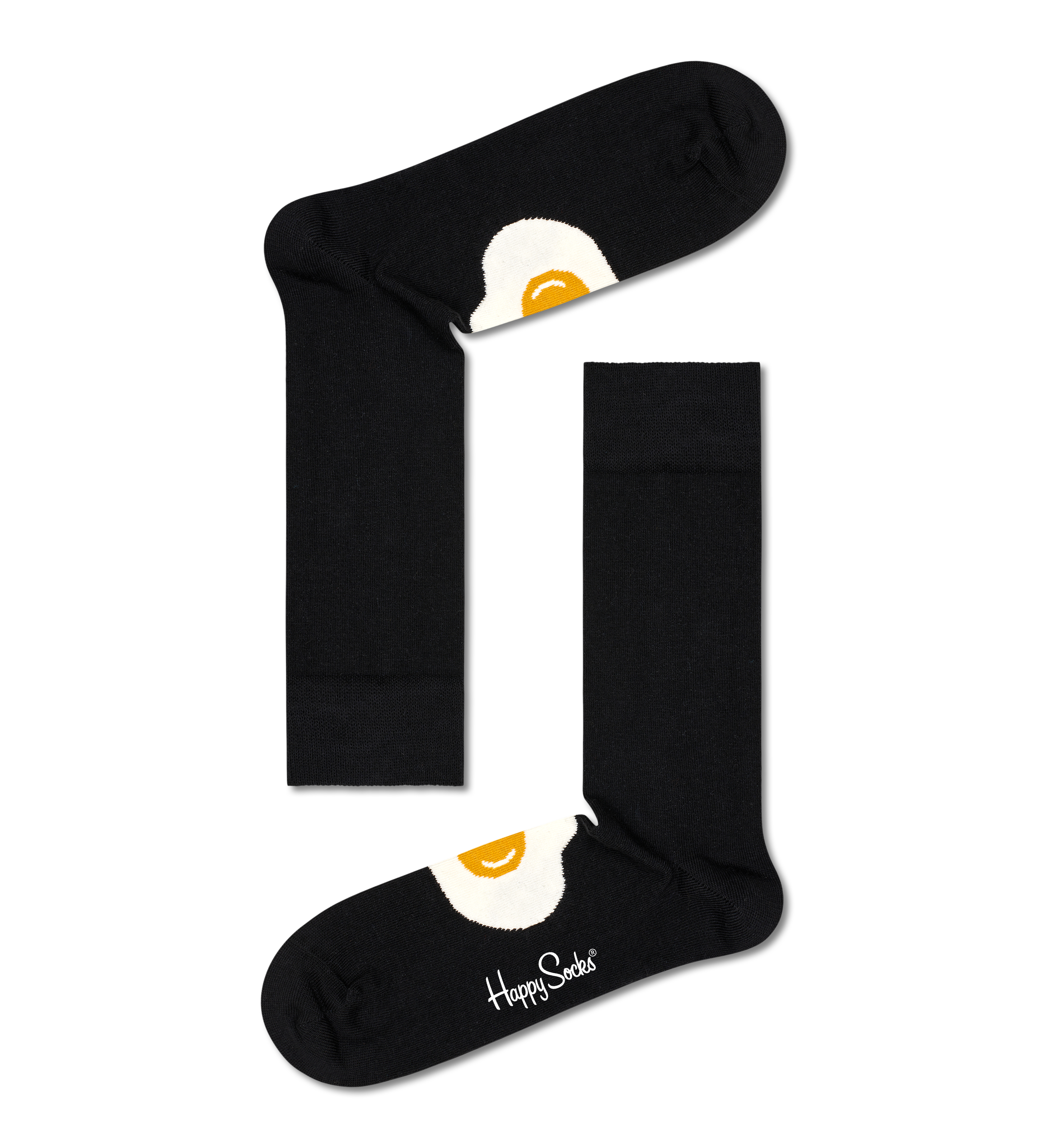 Black Eggstra Crew Sock | Happy Socks