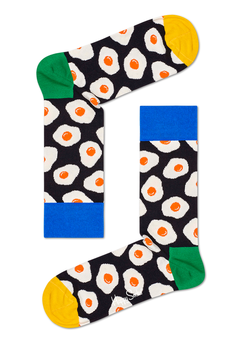 Sunny Side Up Sock - Fun & Colorful Food Socks