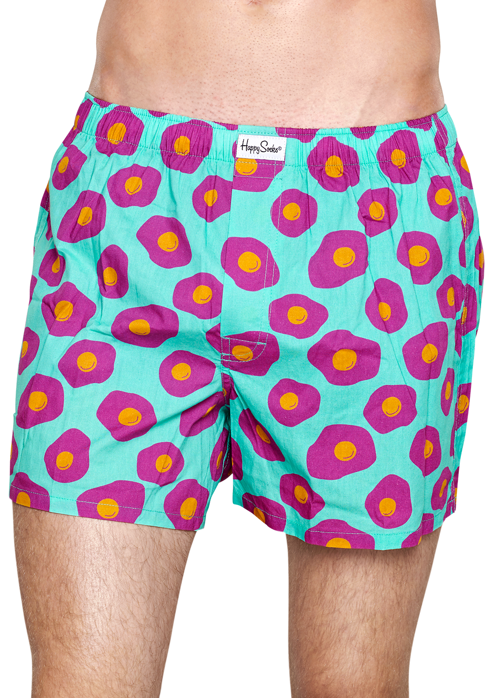 Men’s underwear: Sunny Side Up Boxer, Turquoise | Happy Socks