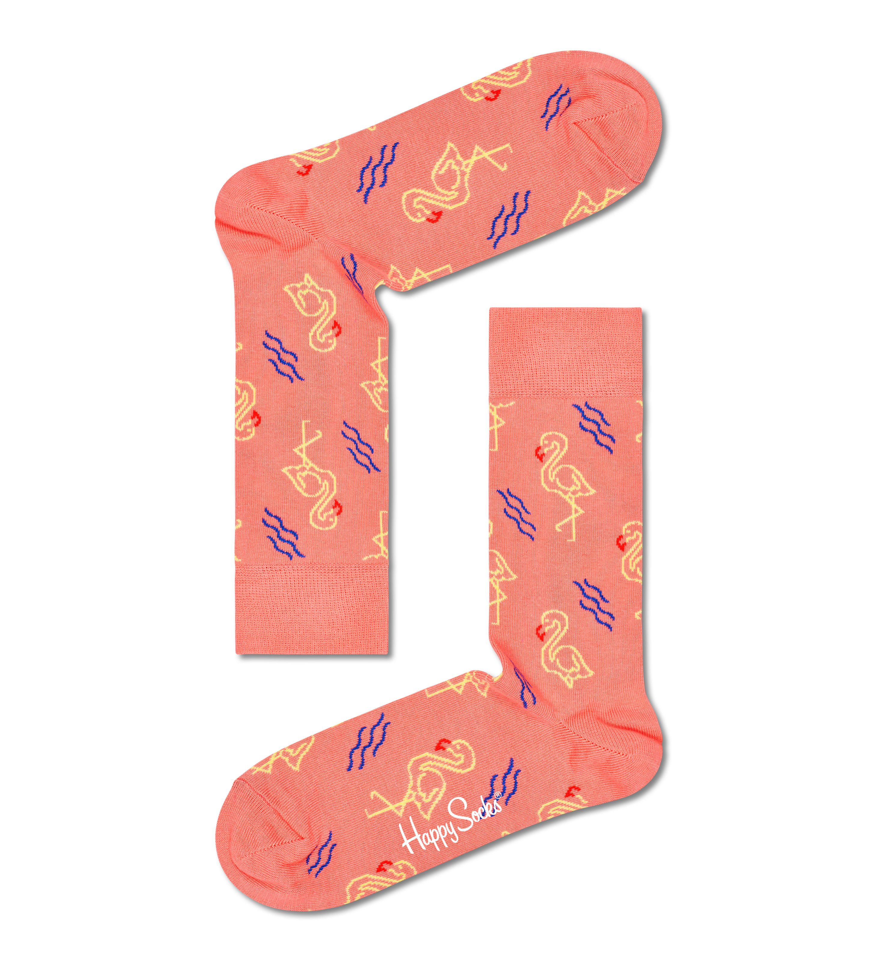Yellow Flamingo Sock | Happy Socks