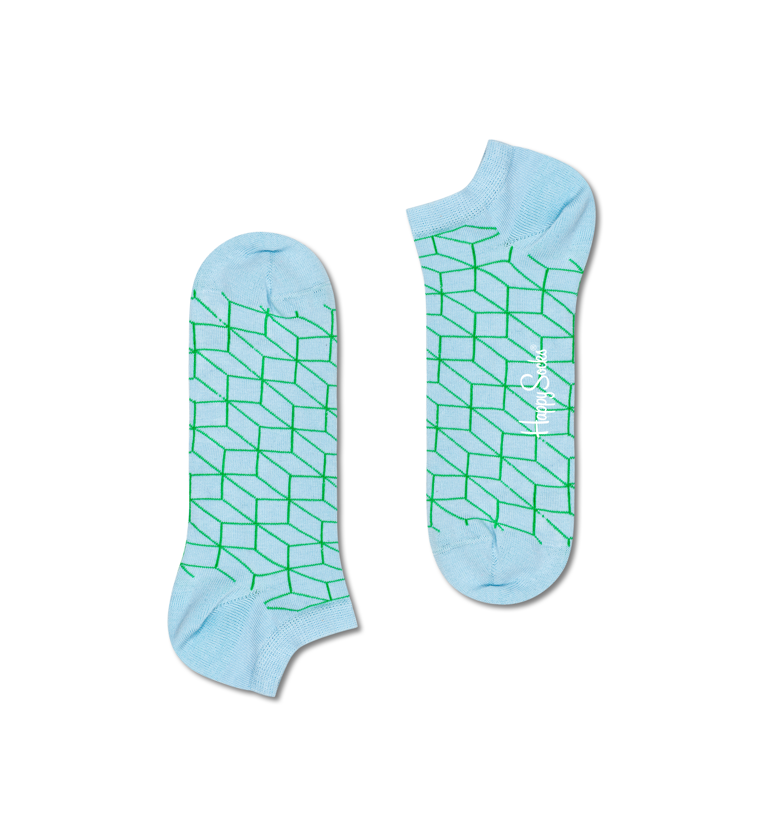 Blue Filled Optic Low Sock | Happy Socks