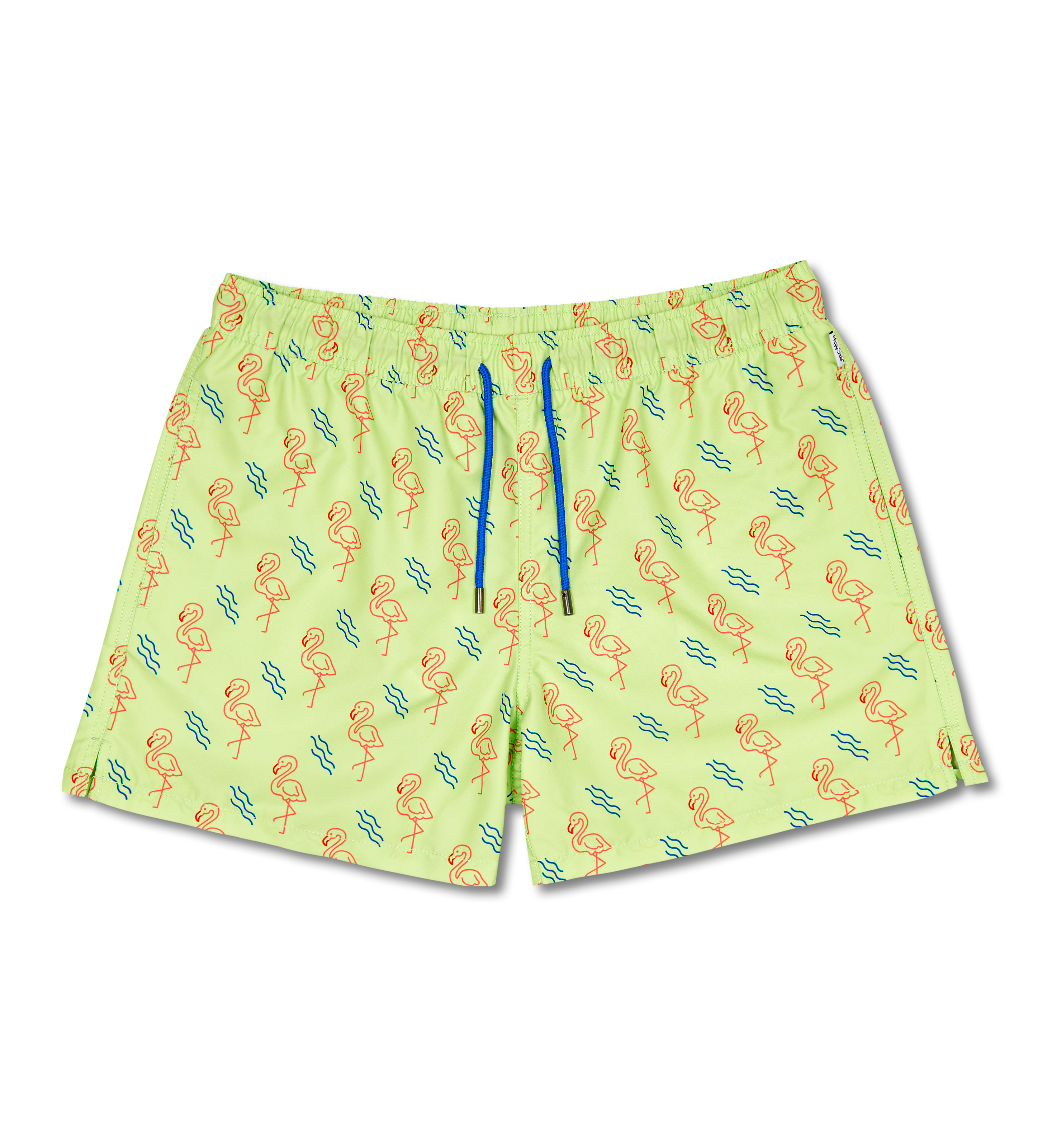 Green Flamingo Swim Shorts | Happy Socks