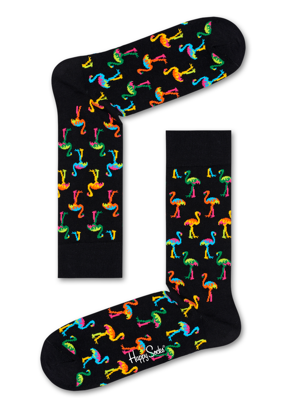 Reorganiseren meten Misverstand Flamingo Socks, Black | Happy Socks US