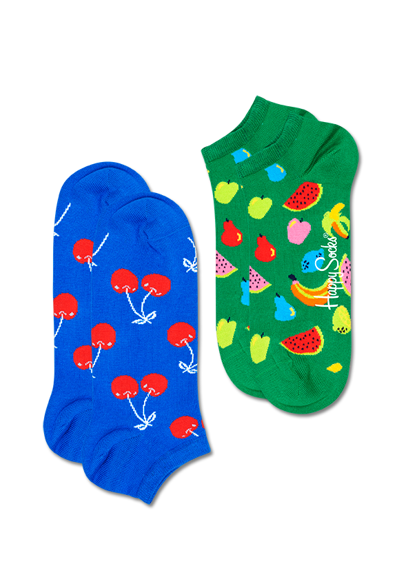 No-show Sock 2pc: Fruit | Happy Socks