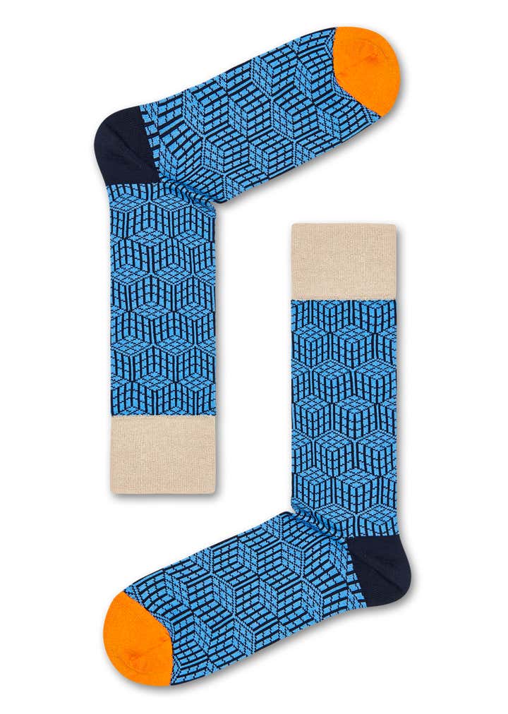 Dressed Geometric Sock 1