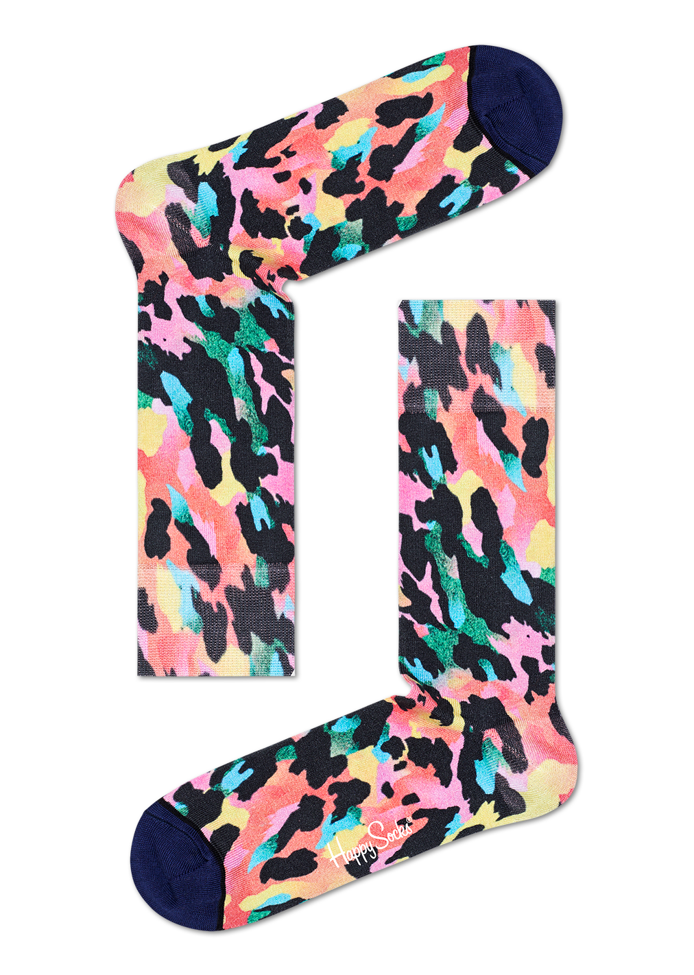 Pink Sock: Gradient Leopard | Happy Socks