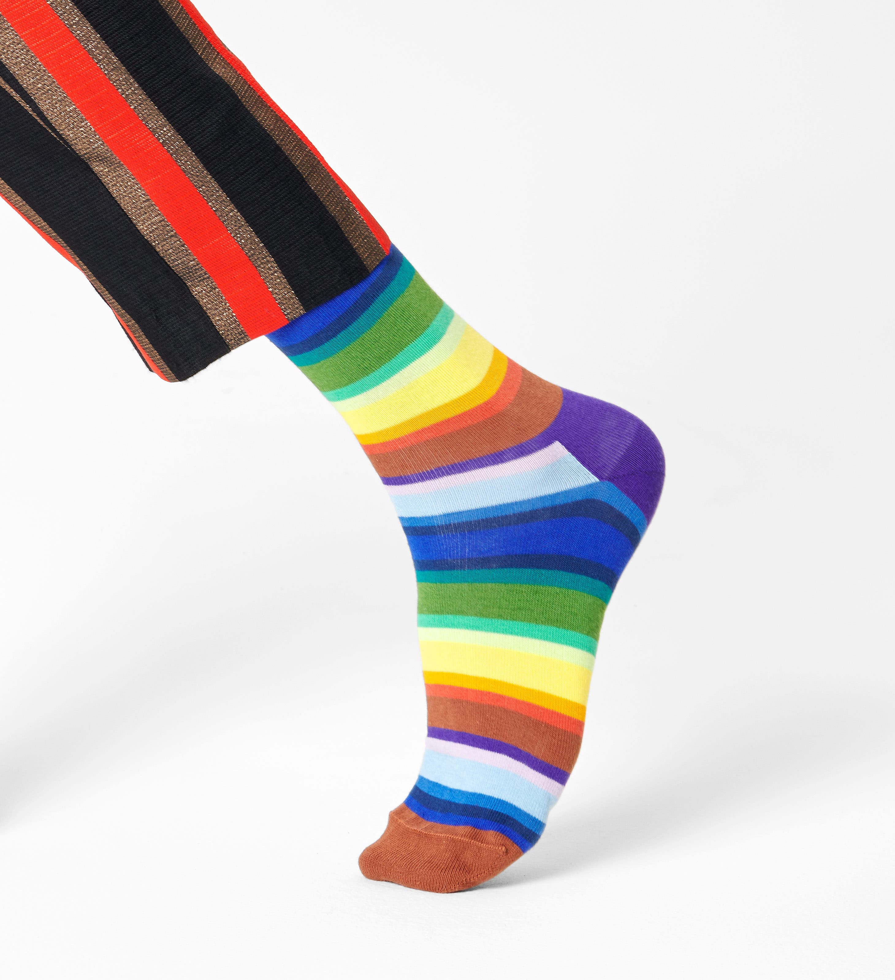 happy socks calzini uomo nero MAGNETIC FIELDS SOCK/U 