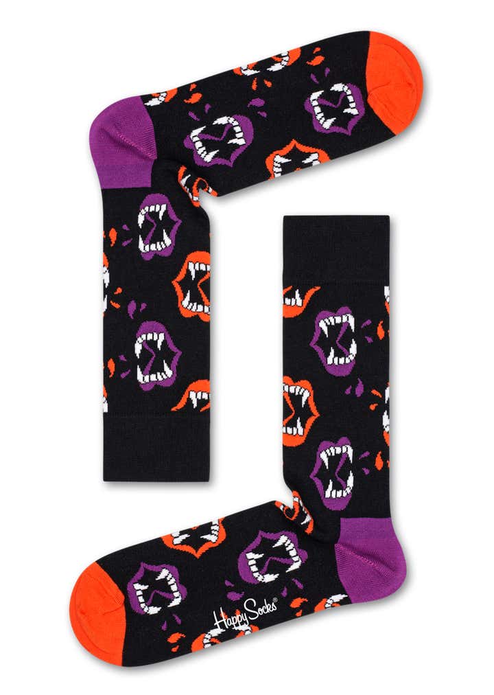 Halloween Fang Sock 1