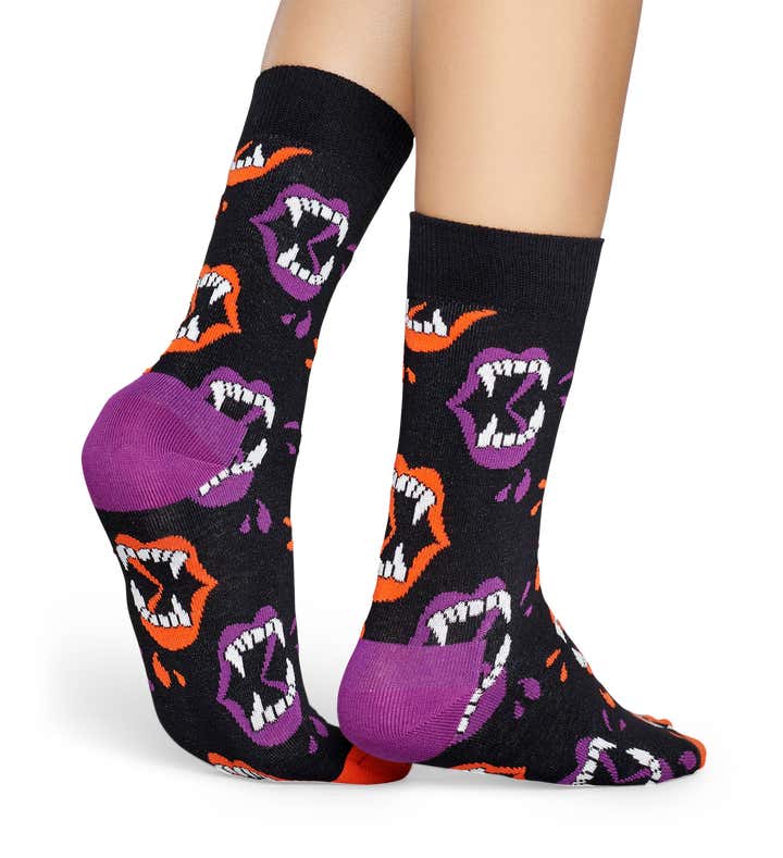 Halloween Fang Sock 3