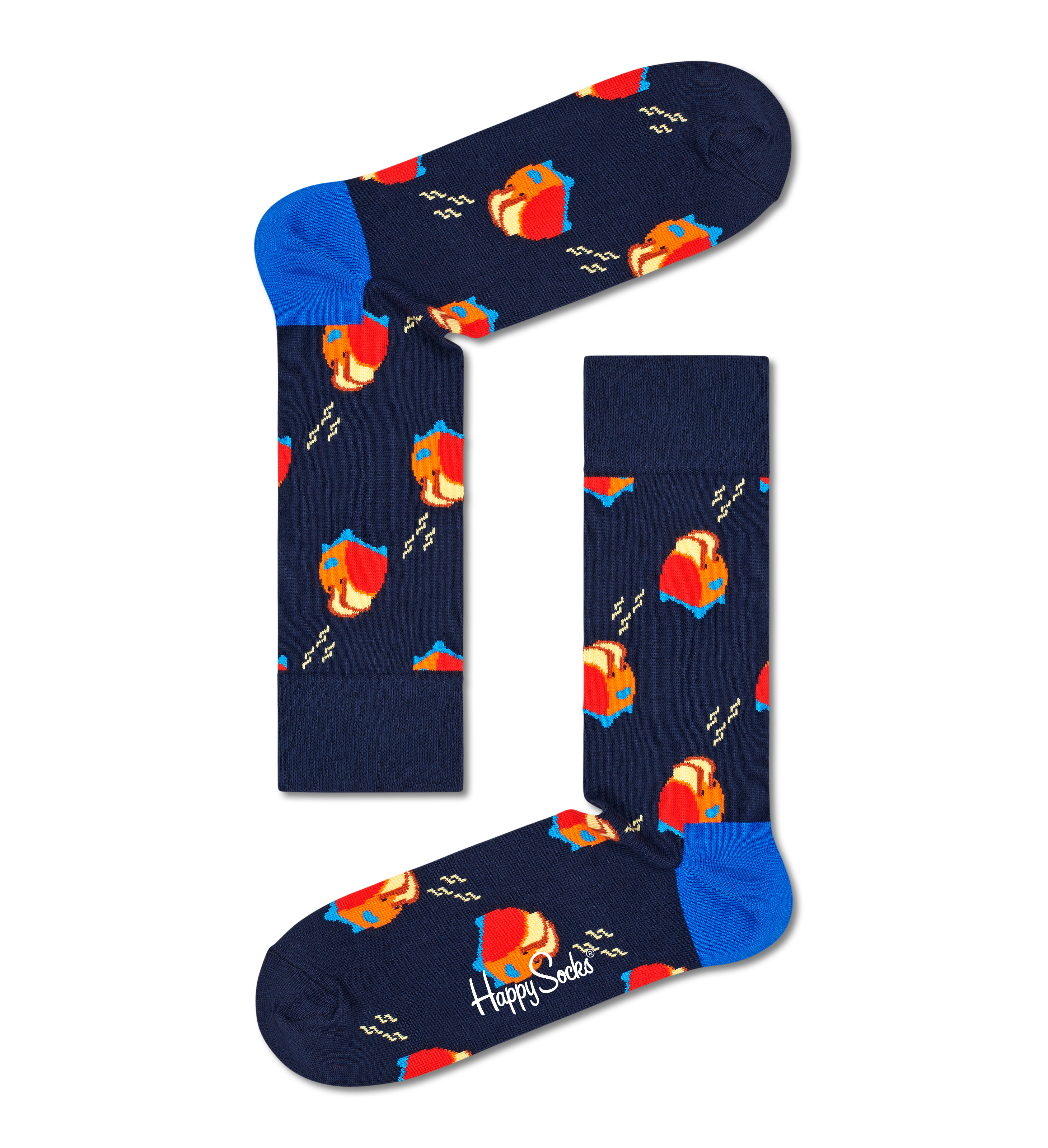 Blue Have A Toast Sock | Happy Socks