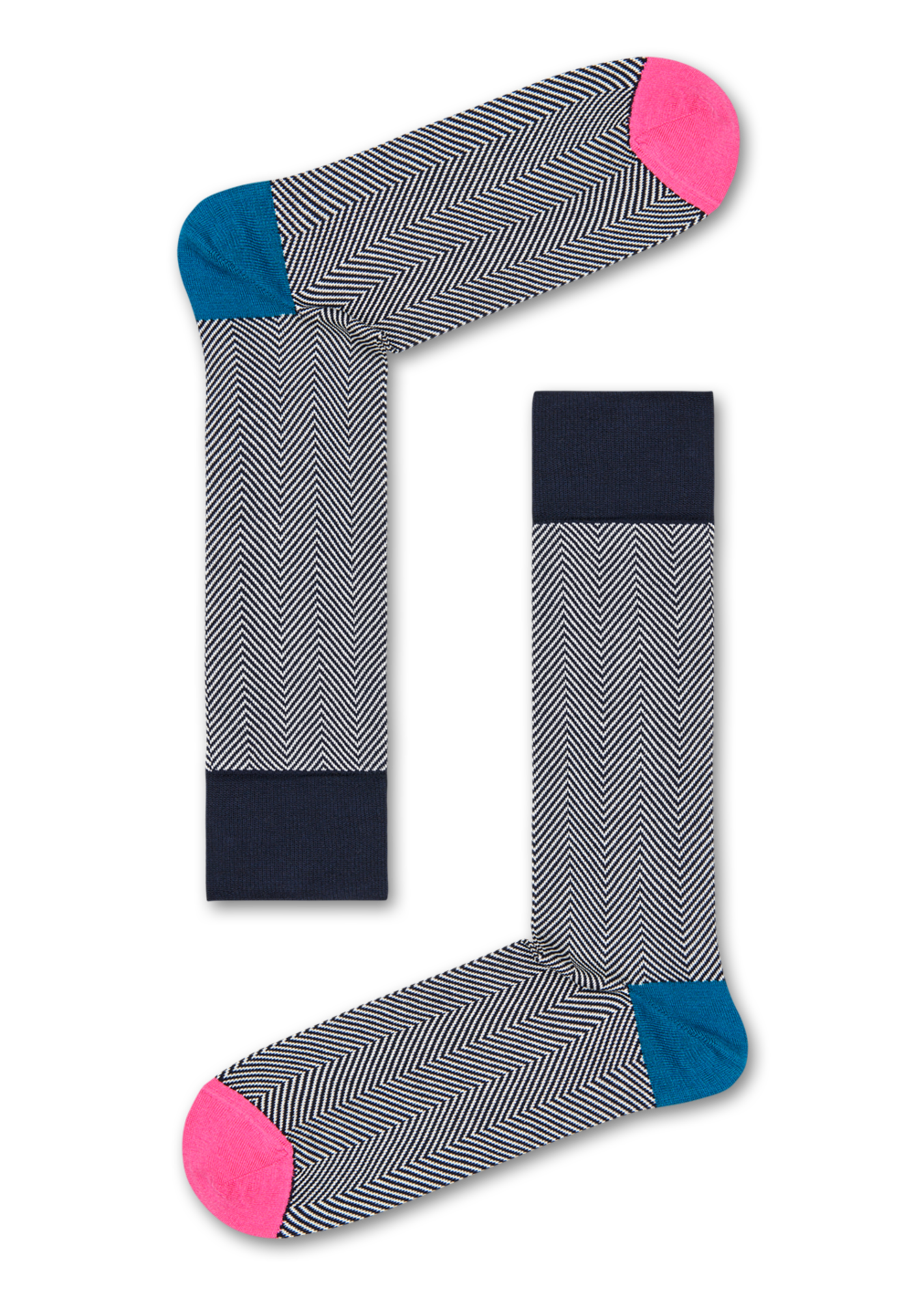 Black suit socks: Herringbone - DRESSED | Happy Socks
