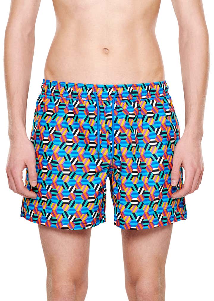 Hexagon Swim Shorts