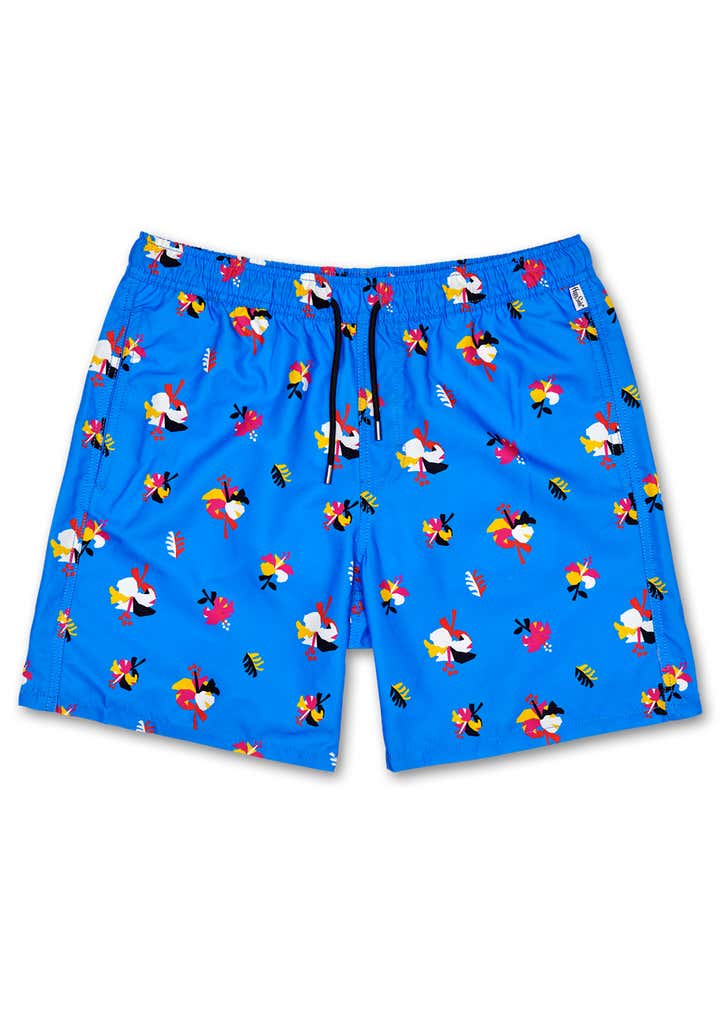 Hibiscus Long Swim Shorts