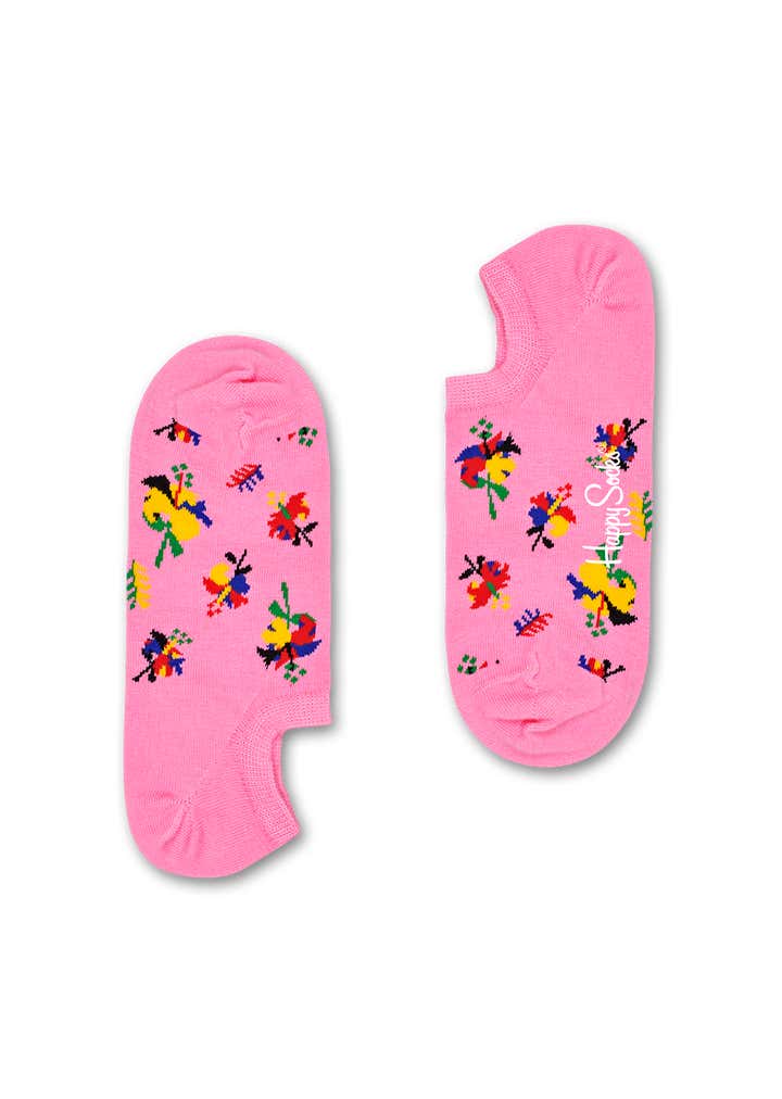 Hibiscus Sneaker Liner Sock 1
