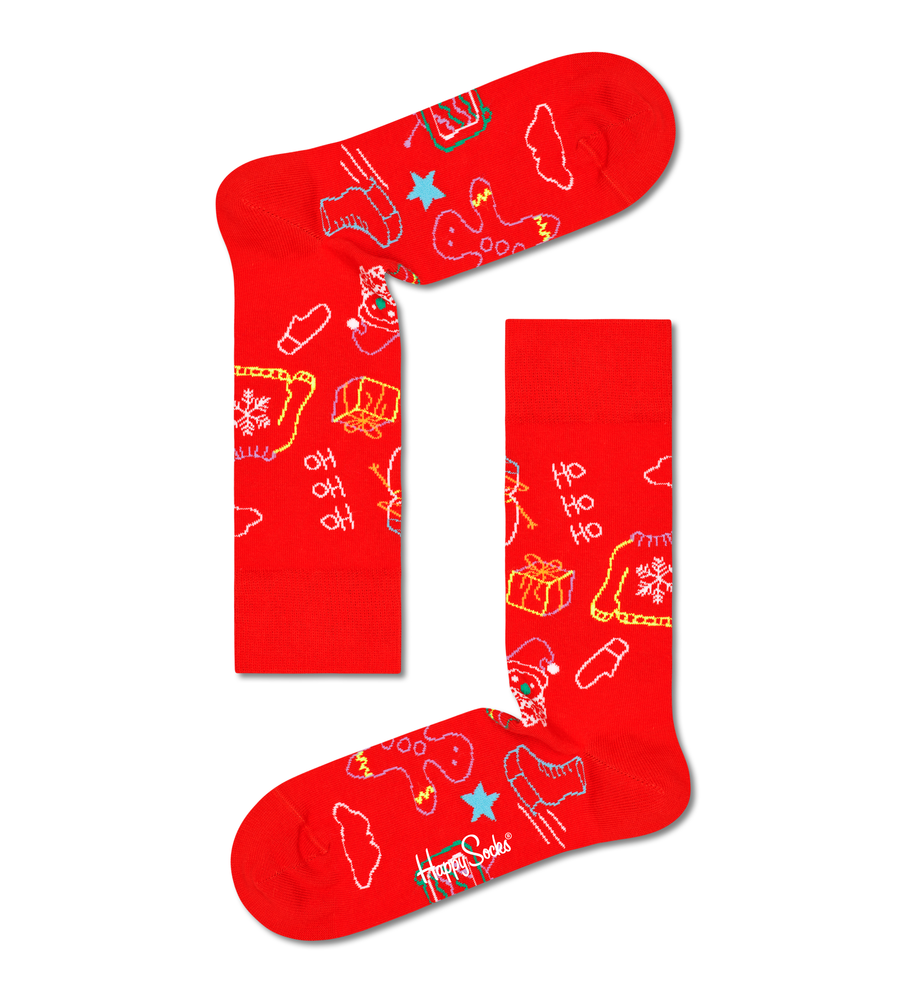 Ho Ho Ho Sock, Red | Happy Socks
