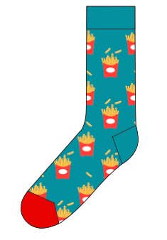HS Fries Sock