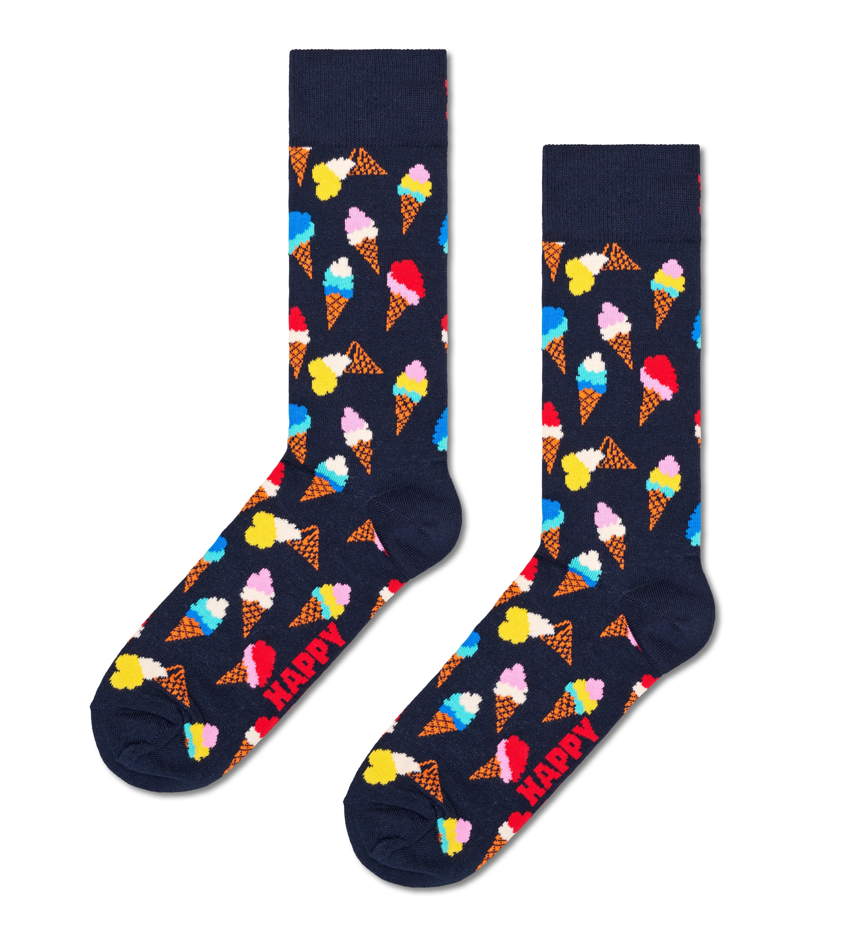 Blue cotton socks: Ice Cream pattern | Happy Socks