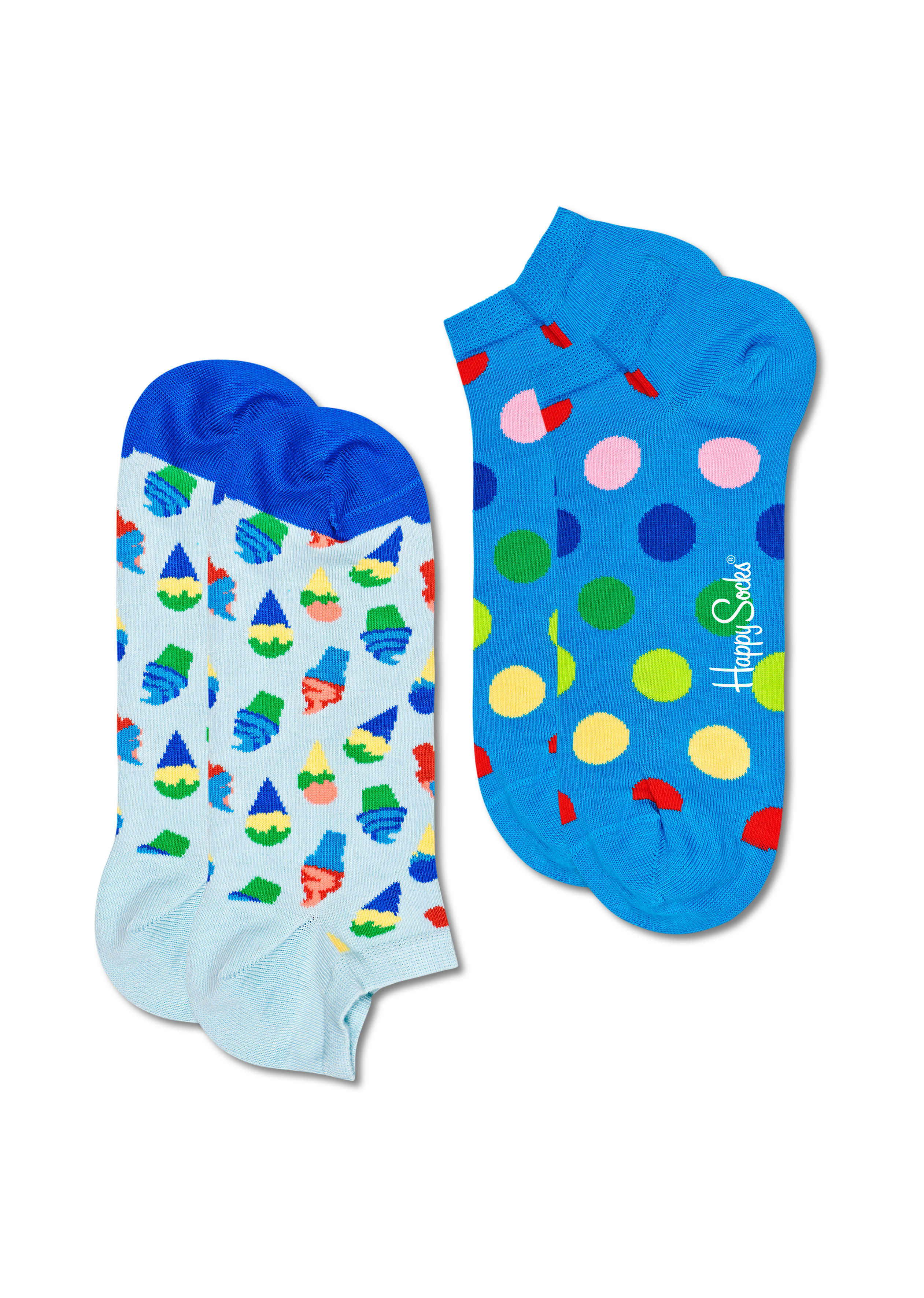 Blue Ice Cream 2-Pack Low Sock | Happy Socks