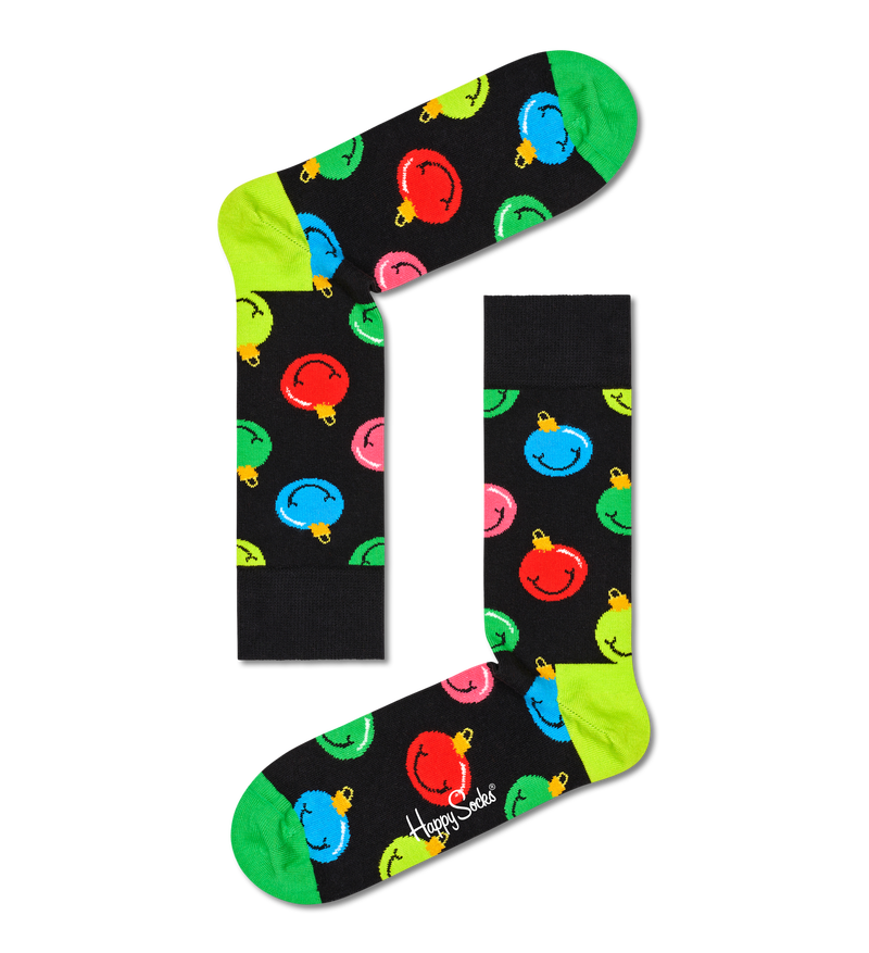 Cozy Christmas Socks | Jingle Smiling Crew Sock