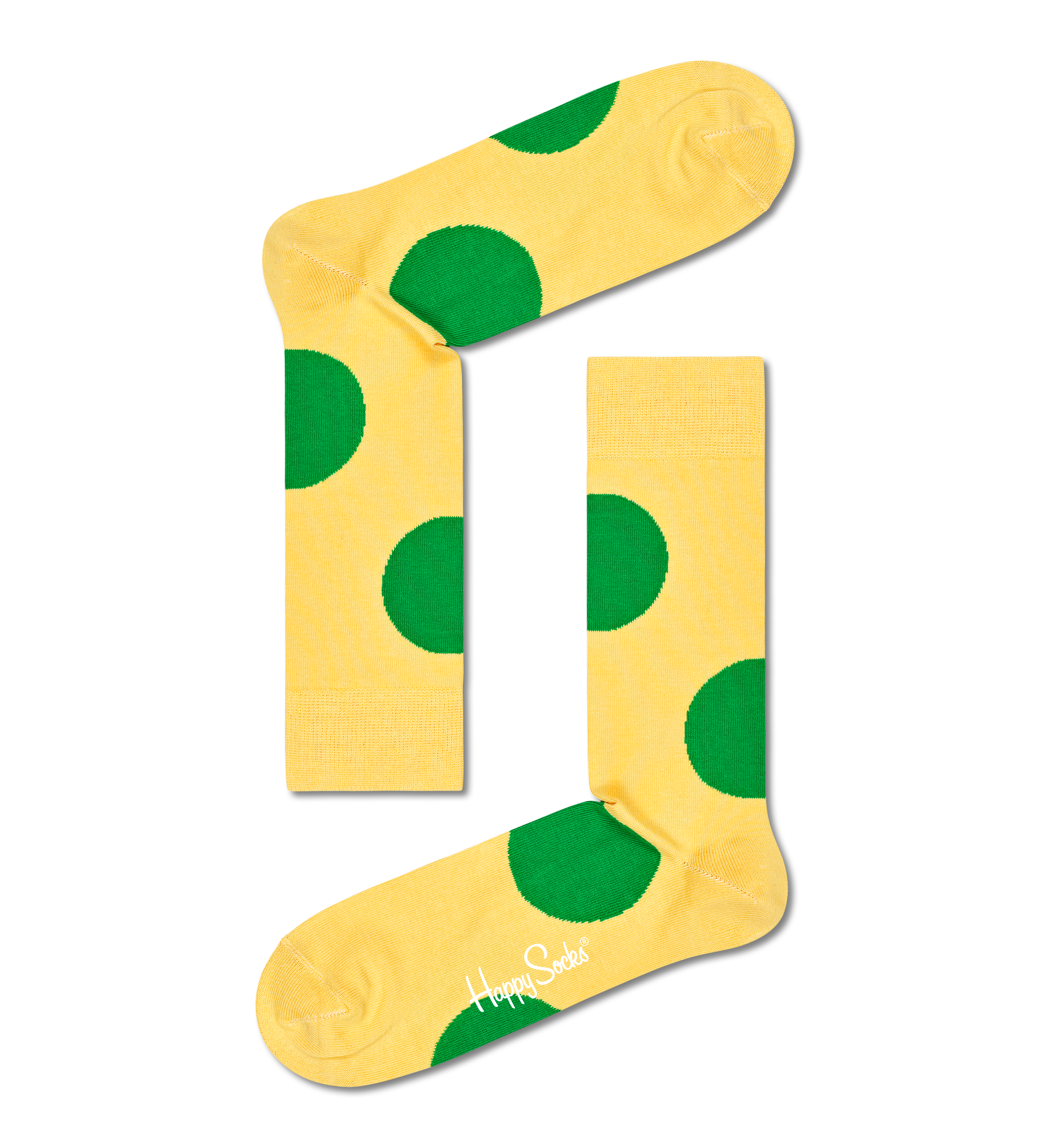 Yellow Jumbo Dot Sock | Happy Socks