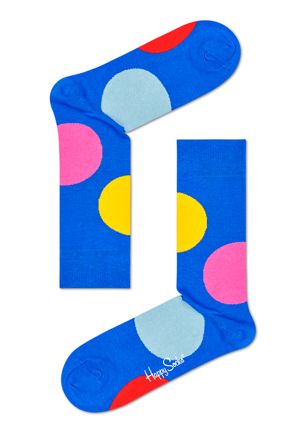 Blue Sock Jumbo Dot Happy Socks US