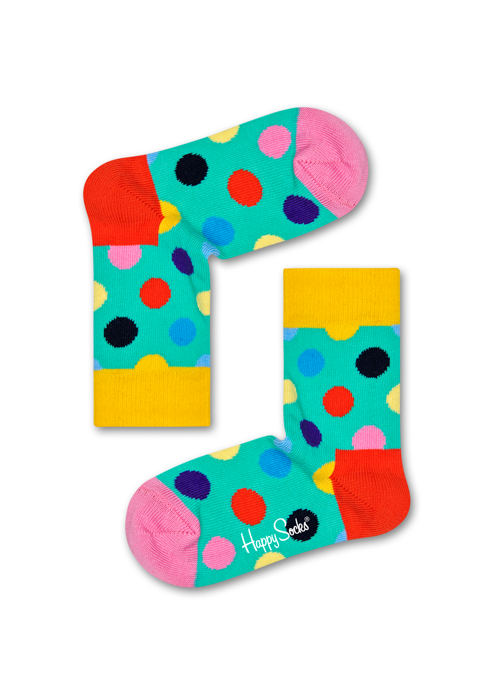Big Dot Socks, Turquoise - Kids| Happy Socks