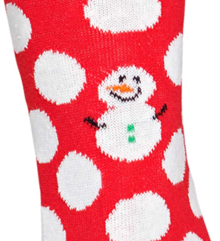 Kids Big Dot Snowman Sock 2